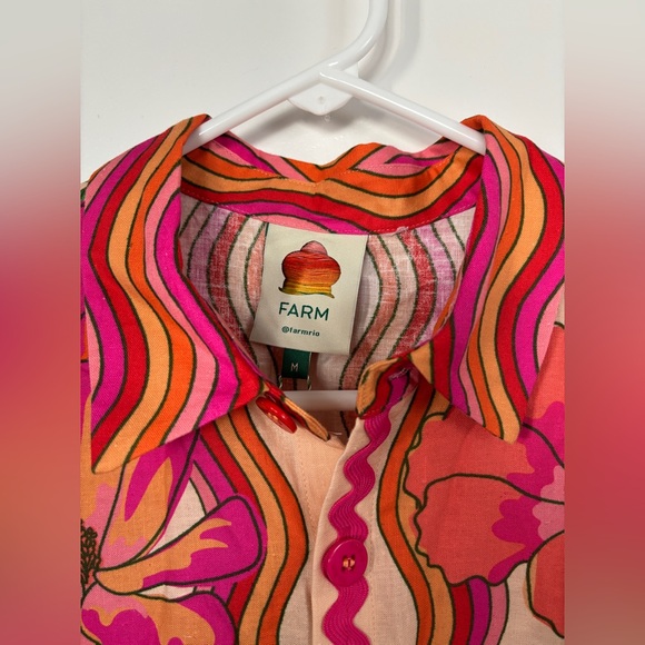 FARM RIO Brazilian Tropical Spring Affair Shirt & Short Set - Picture 3 of 11